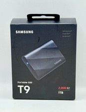 Samsung T9 1TB External Portable SSD 2000MB, Black - NEW SEALED picture