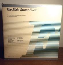 Vintage IBM The Main Street Filer Program by Main Street Software picture