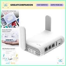 Travel Wi-Fi Router AC1200 Dual-Band, Portable Hotspot for Secure Internet Acces picture
