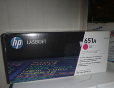 Genuine HP CE343A (651A) Magenta Toner Print Cartridge - NEW OPEN BOX SEALED BAG picture