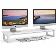 Dual Monitor Stand Riser, 39Inch Large Monitor Stands for 2 Monitors picture
