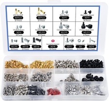 KBRPARTS 502pc motherboard standoffs screws kit chromium steel computer repair picture