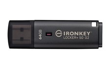 Kingston Technology IronKey 64GB Locker Plus 50 G2, FIPS 197, AES-256 picture