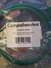 10 Comprehensive CAT6-3GRN 3ft Green Snagless Cable Shielded 550MHz Ethernet picture