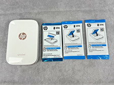 HP Sprocket Z3Z91A Portable 2x3 Photo Printer White Rose Gold w 30 ZINK Sheets picture