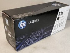 HP Q7553A 53A Black Toner Cartridge For M2727 Genuine New Sealed Bag NO BOX picture
