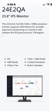 AOC 24E2QA 23.8'' 1080p FHD IPS LED Monitor picture