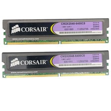 Corsair XMS2 4GB Kit 2x2GB DDR2 800MHz PC2-6400 RAM Memory CM2X2048-6400C5 picture