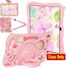 Cute Butterfly Case for Samsung Galaxy Tab A11+ 11 Inch with 3D Rotating Handle picture