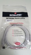 Intellinet Cat5e UTP Patch Cable 7 ft Gray Red Orange Black picture
