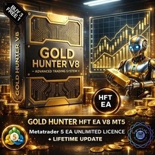 v8.0 Gold Hunter HFT MT5 EA MQL5 Expert Advisor Prop Firm Challenge Trading Bot picture