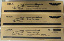 Xerox Phaser 6360 Toner Cartridge set 106R01215 106R01216 106R01217 - No Cyan picture