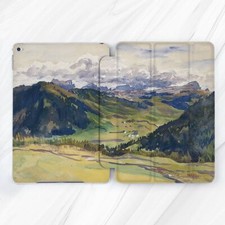 Watercolor Mountains Landscape Case For iPad 10.2 10.9 Pro 12.9 13 Air 11 Mini 7 picture