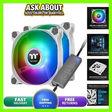 Thermaltake Pure Duo 140mm 5V ARGB 18 LED White Case Fan CL-F098-PL14SW-B picture