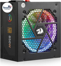 RGPS-850W 80+ Gold 850 Watt Power Supply W/Upgraded ATX 3.1 & Pcie 5.1 Fully Mod picture