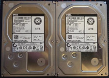 2-each DELL HGST 7K6000 EMC 4TB SAS 12Gb 7.2K 3.5