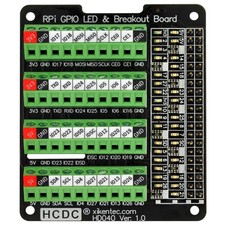 RPi GPIO Status LED Terminal Block Breakout Board HAT For Raspberry Pi 4B 3B picture