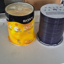 Sony DVD-R Recordable Printable 4.7GB 16x 120min 100pk Spindle 100DMR47RSP picture