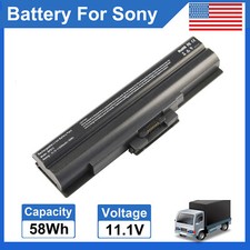 Battery for Sony Vaio VGP-BPS13 VGP-BPS13A VGP-BPS13B VGP-BPS21A VGP-BPS21B 58Wh picture