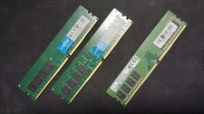 Crucial 32GB (16GBx2) & Samsung 8GB DDR4 RAM 40GB Total 2666MHz & 2400MHz picture