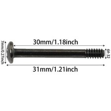 30PCS Computer Case Fan Part Desktop Computer Power Supply Fan Long Screw Bla... picture