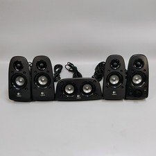 Logitech Z506 5.1 Surround Sound Speaker Set 75W RMS PC Home Theater No Sub picture