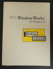 PFS Window Works for Windows 3.0 Working Model Manual Book Computer Software picture