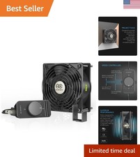 Durable Aluminum AXIAL 120mm Muffin Fan - Customizable Airflow & Noise Levels picture