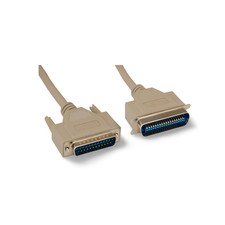 10ft Parallel Printer Cable IEEE-1284 DB25 Male To CN36 Male - Beige picture