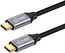 CY 2M USB-C to USB-C Cable USB 3.1 Gen2 10Gbps 100W PD E-Marker Braided Data NEW picture