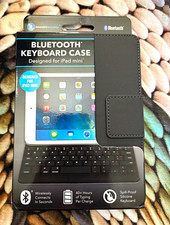 Innovative Technology Bluetooth Keyboard Folio Case for Apple iPad mini Black picture