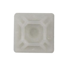 ACT Advanced Cable Ties AL-MP-750-9-C Mount Pad for Zip Ties (100 Bag, Clear) picture