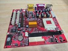 Vintage PC-Chips M810L REV 7.1 A Socket 462 Motherboard w/ IO Plate AMD UNTESTED picture