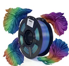 Rainbow Filament, Multi Color, Chameleon Galaxy, PLA 1.75mm, Net Weight 1kg (... picture