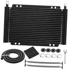 Transmission cooler, Aluminum trans cooler, Black transmission cooler picture