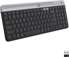 Logitech K585 Multi-Device Slim Wireless Keyboard Graphite - New & Unused picture
