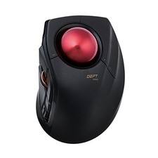 ELECOM DEFT PRO Trackball Mouse, Wired, Black / Red ball  picture