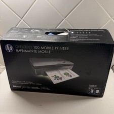 HP Officejet 100 Mobile Inkjet Printer CN551A Bluetooth Portable New Open Box picture