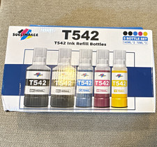 Sublimaker T542 Ink Refill Bottles 5-Pack CMYK for Epson EcoTank ET-2700+ picture