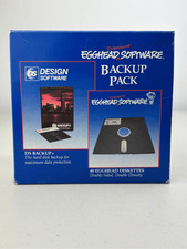 New Open Box Vintage 1988 Egghead Software Backup Pack of 40 Diskettes IBM Rare picture