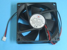 6 pcs Brushless DC Cooling Fan 24V 8025S 7 Blades 80x80x25mm 2pin Sleeve Bearing picture