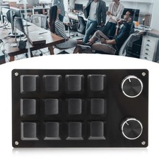 6 Key Mini Keyboard RGB Adjustable Macro Mechanical Gaming Keypad with Knob, ... picture