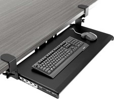 Keyboard Tray Under Desk Pull Out with Extra 32.5
