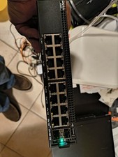 2 Dell X1018 16 Port Gig PoE 2 X SFP Managed Switch E10W - USED One Plug  picture