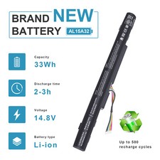 AL15A32 33Wh Battery for Acer Aspire E5-422 E5-573 E5-573G E5-573T E5-522 E722 picture