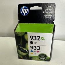 HP 932XL Black & 933 Color Ink Set N9H62FN CN053AN & N9H56FN  Expired May 2023 picture