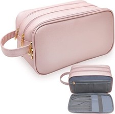 Water Resistant Toiletry-Bag-For-Women Travel EssentialsTravel-Makeup-Bag Eco... picture