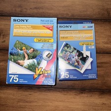 Sony Print Cartridge and 4