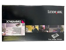 Brand New Genuine Sealed Lexmark X746A4MG Magenta X746 X748 picture