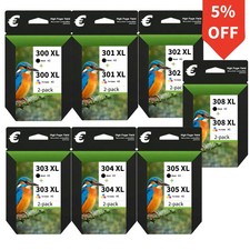 Cartridges Compatible for HP 301XL 302XL 303XL 304XL 305XL 308XL Multipack (2Pack) picture